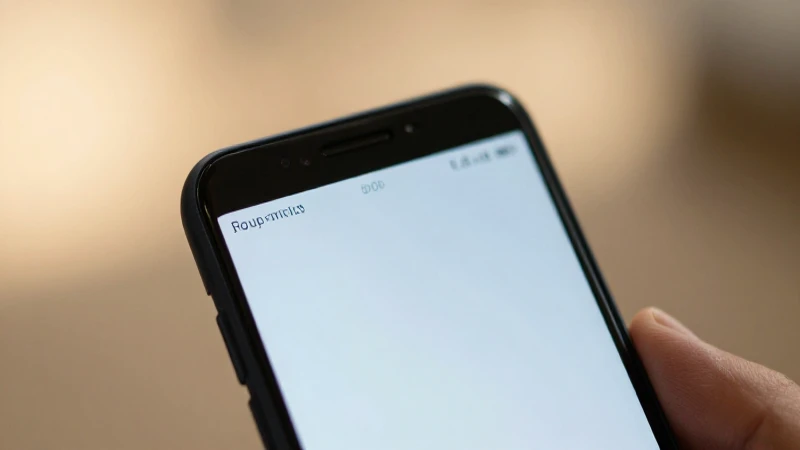 Cercana foto del móvil Android, fondo difuminado