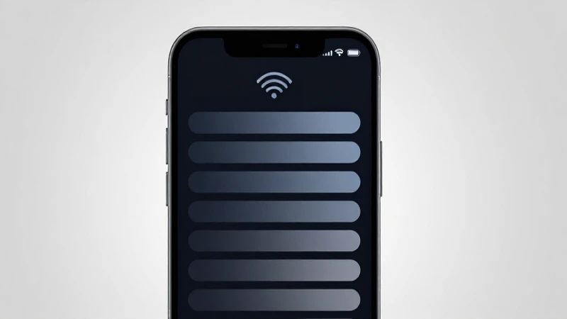 Teléfono elegante con luz suave y fondo limpio