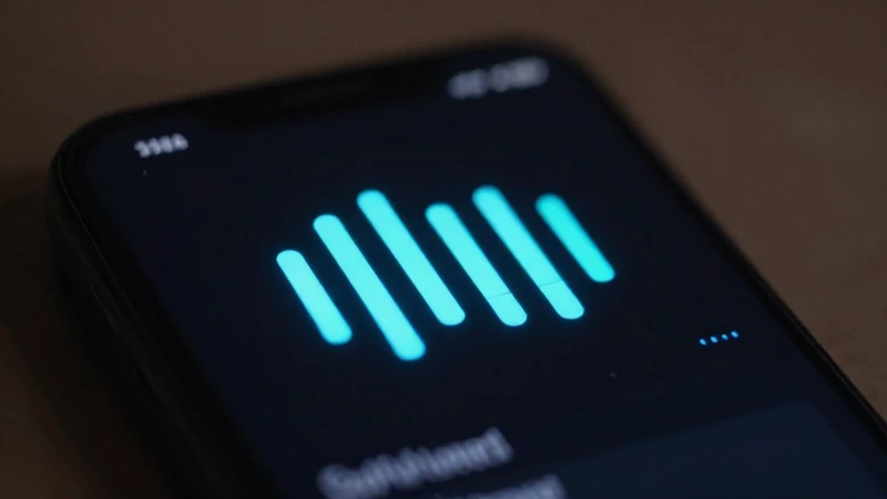 Smartphone Android con luces y enfoque selectivo