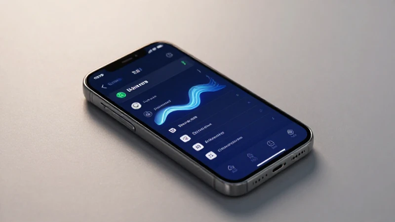 Teléfono mostrando ajustes con conexión rápida