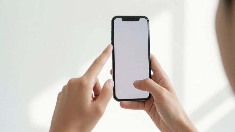 Teléfono inteligente enfocado en gestos suaves
