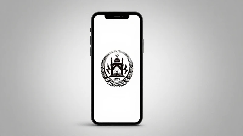 Un iPhone ante luz con el logo MTN