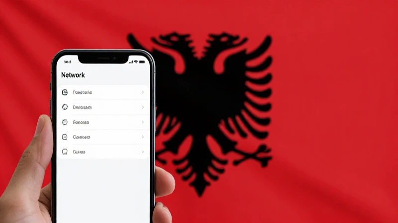 APN Albania Telekom Albania: Configuración para Android e iPhone 3 Teléfono muestra ajustes de red, con Albania