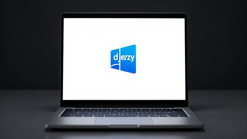 Portátil Windows con conexión Djezzy, estudio limpio