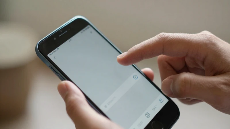 Smartphone Android con tacto, luz suave