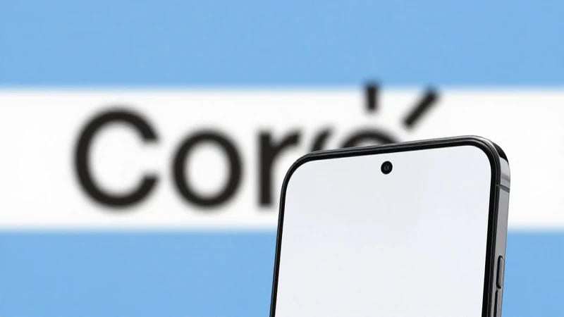 Smartphone Android con logotipo sutilmente borroso