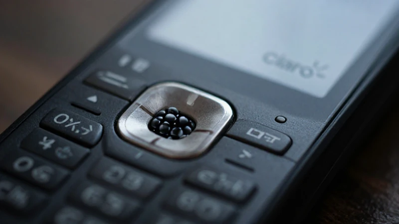Configuración Detallada de APN Argentina Claro para Blackberry 4 Cámara revela Blackberry con sutil logo Claro