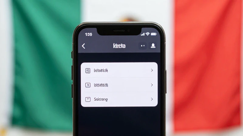 Smartphone mostrando ajustes con fondo borroso