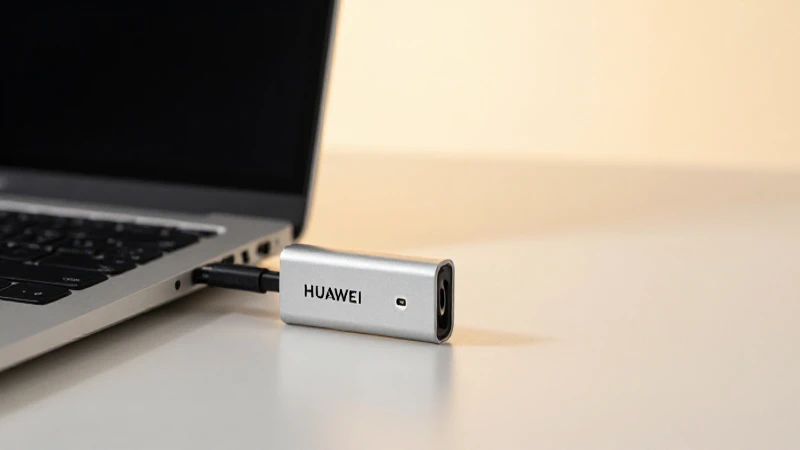 Comprehensive Guide to APN Australia Amaysim Broadband APN Settings for Huawei Dongle 3 Dispositivo Huawei con luz suave y fondo limpio