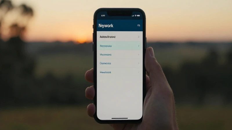Configuración Completa de APN Australia para CMobile 3 Teléfono móvil en paisaje australiano cinematográfico
