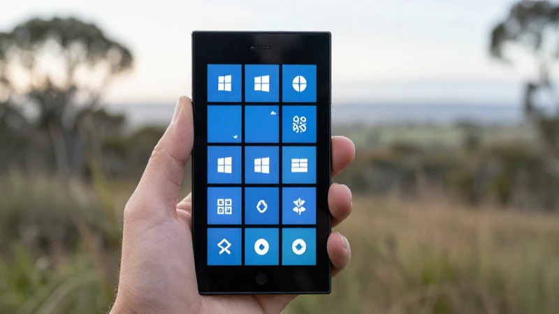 Fondo australiano suave en Windows Phone