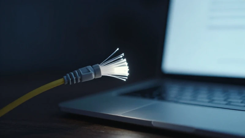 Cable óptico, portátil iluminado y poca profundidad
