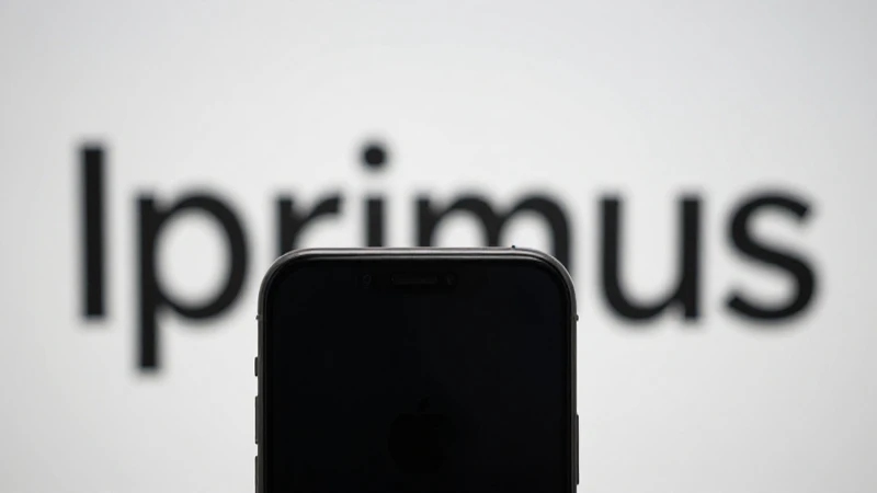 Primer plano suave de un iPhone difuminado