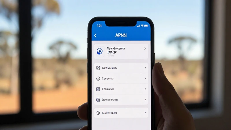 Configuración Completa de APN Australia Southern Phone 4 Cambia el APN en las configuraciones australianas