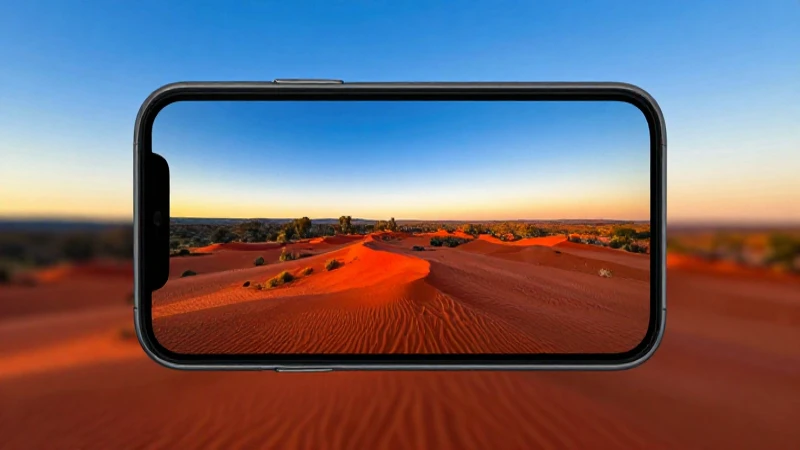 Paisaje australiano vibrante con nitidez selectiva