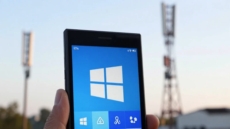 Pantalla Windows Phone, luz suave, fondo difuso