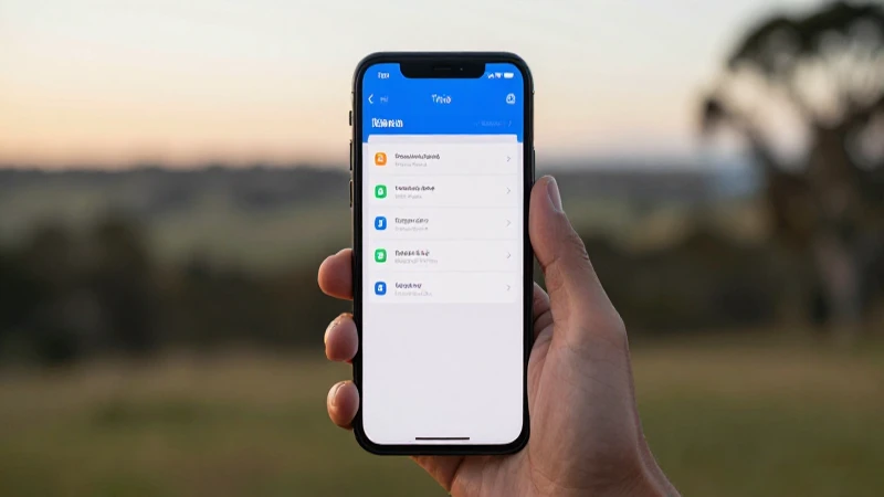 Configuración Completa de APN para Think Mobile en Australia 3 Teléfono con ajustes de red, paisaje borroso