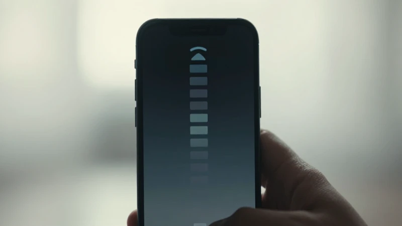 Fotografía cinematográfica con teléfono Android, señal débil