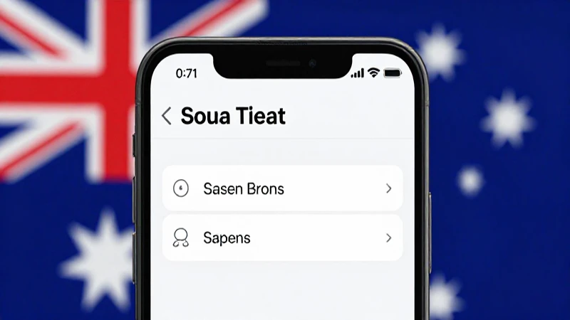 Guía Completa de Configuración del APN en Australia para Virgin Mobile y BlackBerry 4 Pantalla muestra ajustes con bandera australiana
