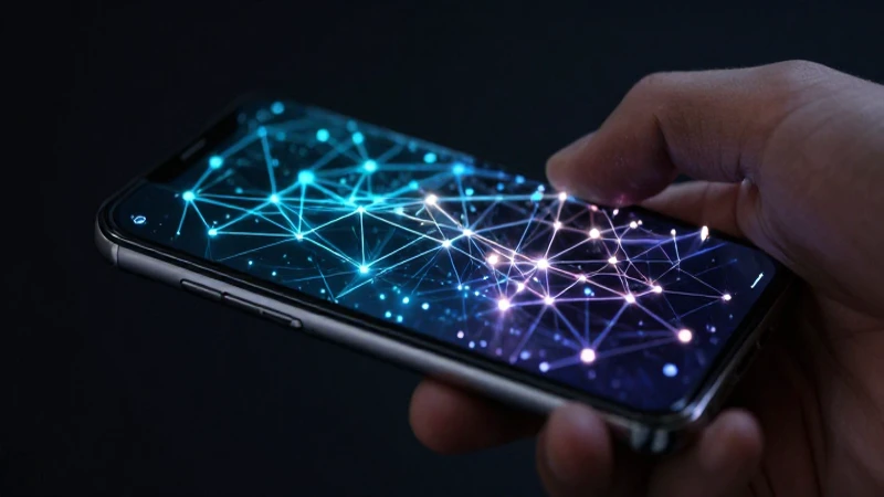 Smartphone Android con luz suave y radiante