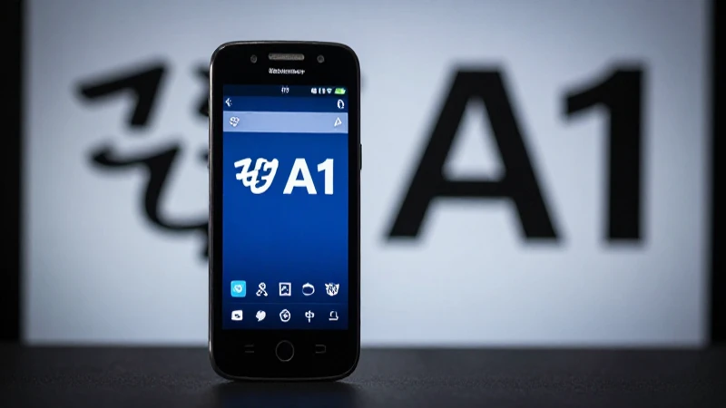 Teléfono BlackBerry 10 con logotipo austríaco