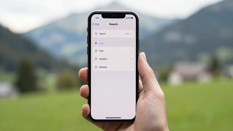 Configuración de APN para T-Mobile Austria: Guía Completa 3 Pantalla de smartphone con paisaje austriaco difuminado