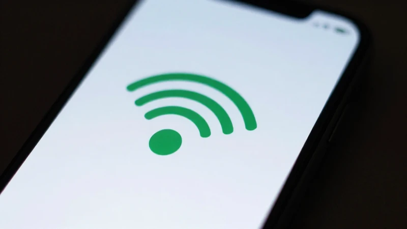 Smartphone Android con señal e iluminación suave
