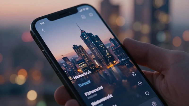 Pantalla muestra redes, horizonte futurista