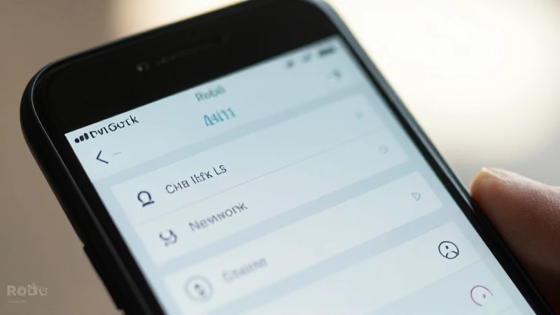 Smartphone, luz tenue y logotipo Robi discreto
