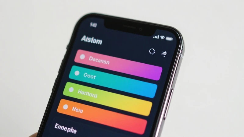 Smartphone muestra señal de red claramente