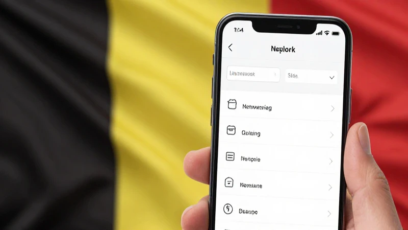 Comprehensive Guide to APN Belgium Base Settings 4 Teléfono muestra ajustes con bandera belga