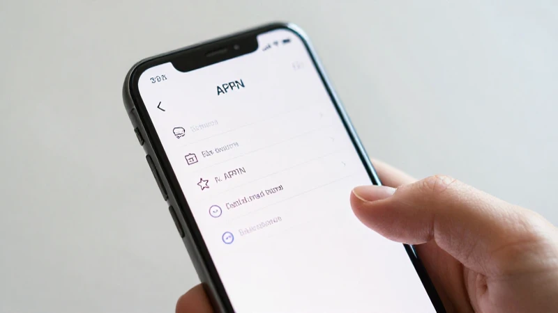 Ajustando la configuración APN en el móvil