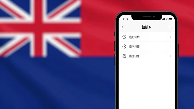 Teléfono muestra ajustes, con bandera de Bermudas