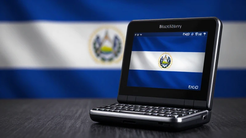 Teléfono BlackBerry con luz dramática y fondo difuso