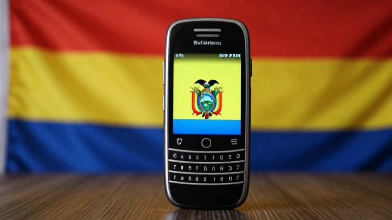 Teléfono, bandera boliviana, luz cálida, profundidad superficial