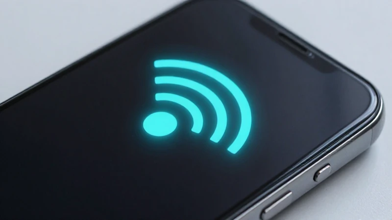 Smartphone Android con señal brillante