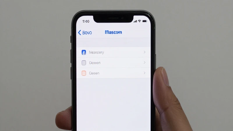 Pantalla muestra ajustes de red con el logotipo Mascom