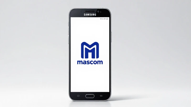 Producto Samsung brillante con red Mascom