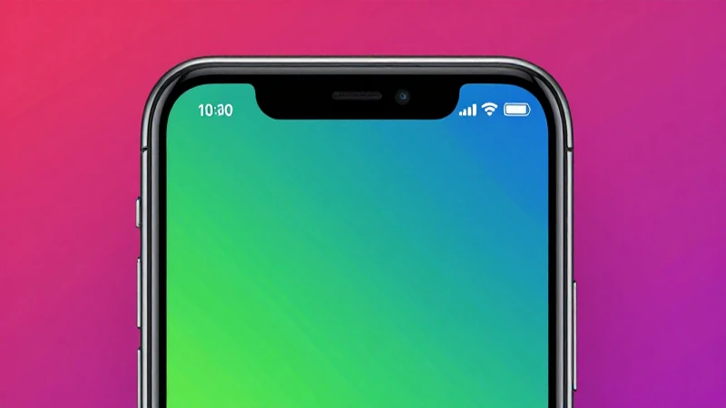 Smartphone Android con colores vibrantes y buena señal
