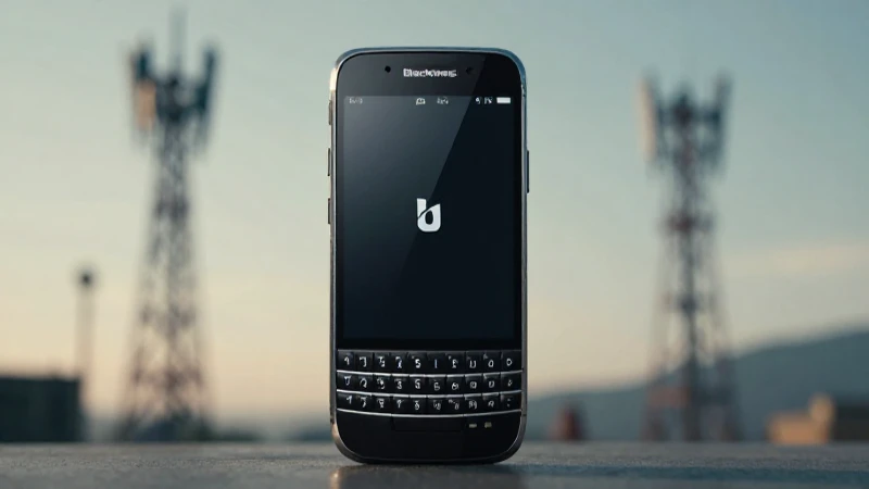 Smartphone BlackBerry, torres, luz suave y cinematográfico