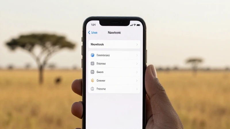 Configuración Completa de APN Burkina Faso para Airtel BF 4 Teléfono inteligente en sabana, luz dorada