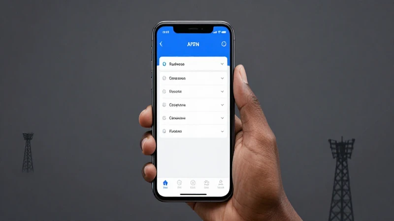 Configura APN para conexión móvil en Camerún