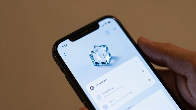Configuración de red visible en el móvil