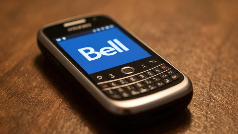 Viejo Blackberry en estudio, luz cálida