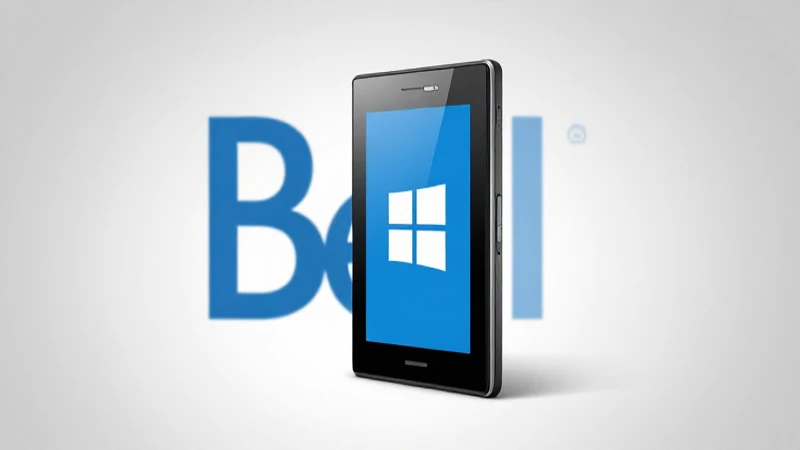 Luz suave ilumina Windows Phone y el logo de Bell