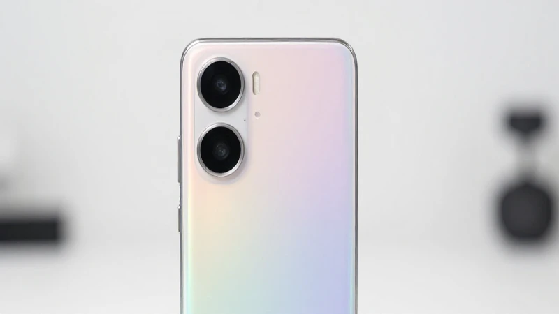 Smartphone LG enfocado con luz brillante