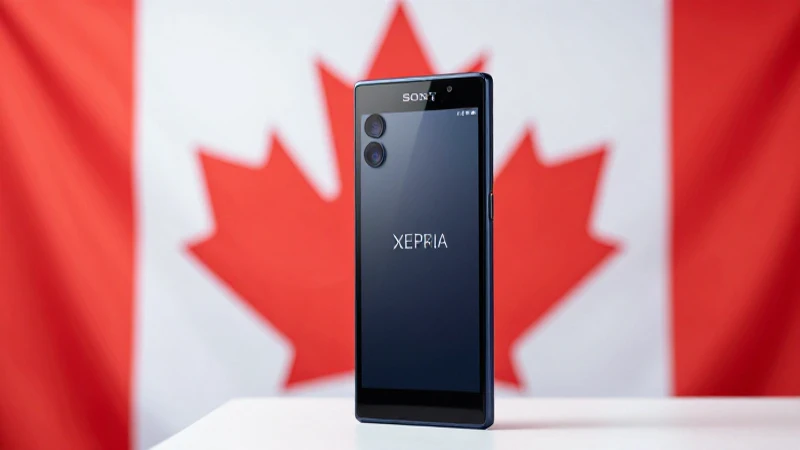 Fotografía limpia del Xperia con sutiles detalles