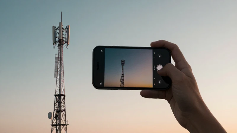 Tecnología móvil iluminada con luz suave