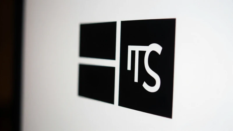 Silueta del logo MTS bajo luz suave