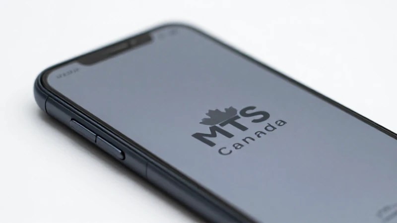Teléfono Android con logotipo sutil de MTS